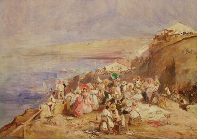Il pranzo degli artisti da Eugene Isabey